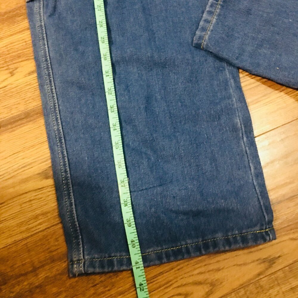 2XL Unisex Cargo Denim Pants – Wide Leg, Multi‑Pocket, Straight Fit - Picture 11 of 13